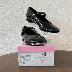 Girl’s Black Tap Shoes